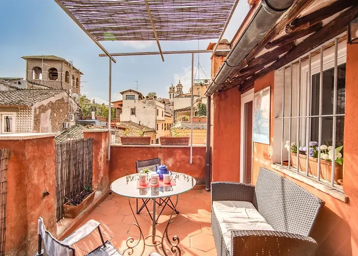 Lovely Attic With Private Terrace By Piazza Navona Appartement Rome